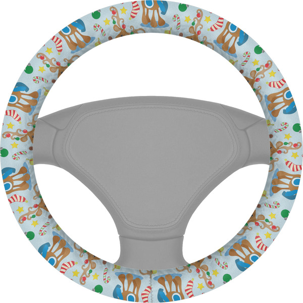 Custom Reindeer Steering Wheel Cover
