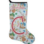 Reindeer Holiday Stocking - Single-Sided - Neoprene (Personalized)