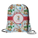 Reindeer Drawstring Backpack (Personalized)