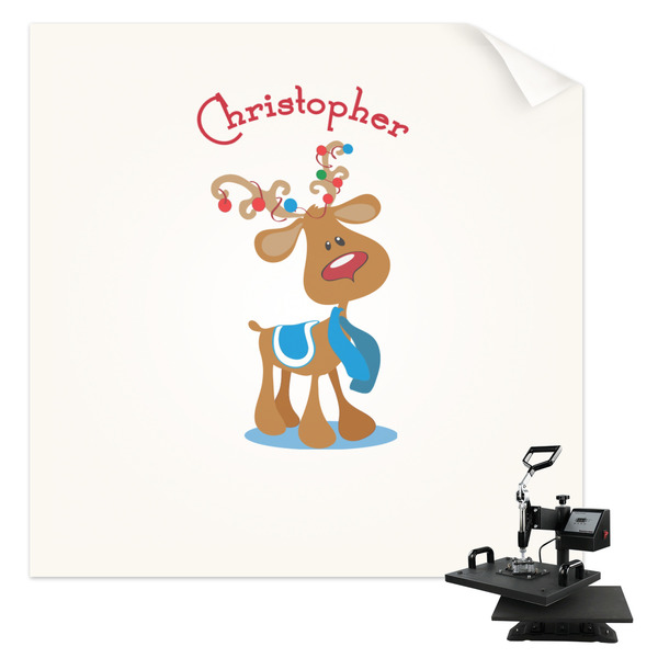 Custom Reindeer Sublimation Transfer - Youth / Women (Personalized)