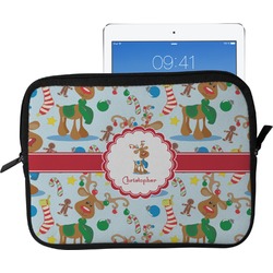Reindeer Tablet Case / Sleeve - Large (Personalized)