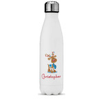 Reindeer Water Bottle - 17 oz. - Stainless Steel - Full Color Printing (Personalized)