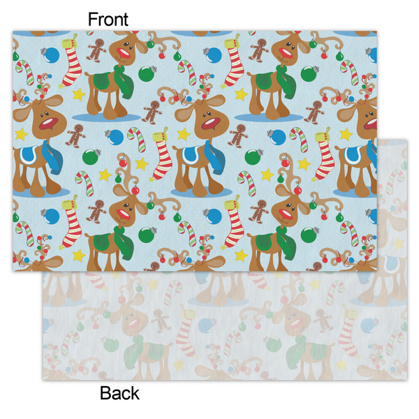 Reindeer Tissue Paper - Heavyweight - Small - Front & Back