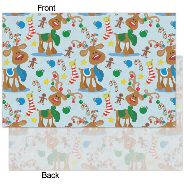 Reindeer Tissue Paper - Heavyweight - XL - Front & Back