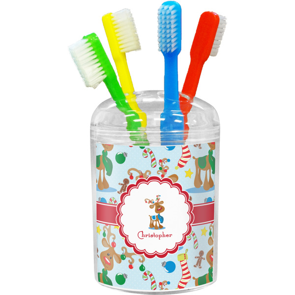Custom Reindeer Toothbrush Holder (Personalized)