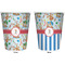 Reindeer Trash Can White - Front and Back - Apvl