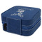 Reindeer Travel Jewelry Boxes - Leather - Navy Blue - View from Rear