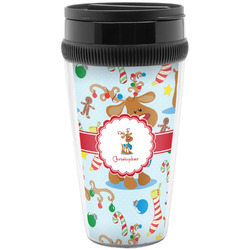 Reindeer Acrylic Travel Mug without Handle (Personalized)
