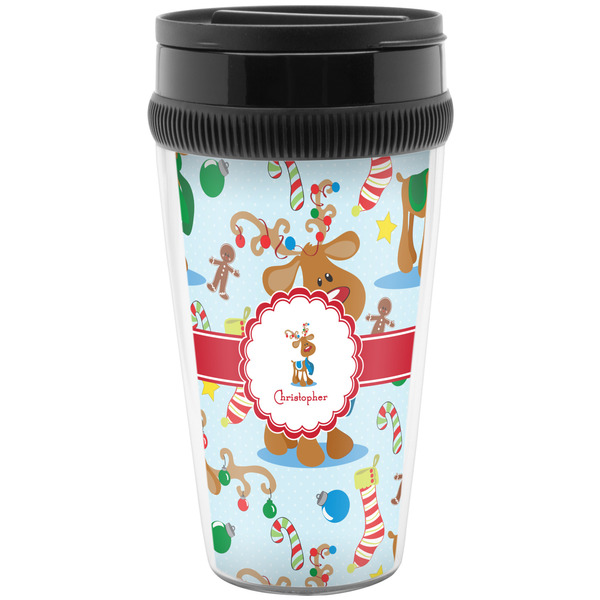 Custom Reindeer Acrylic Travel Mug without Handle (Personalized)