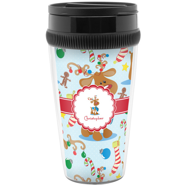 Custom Reindeer Acrylic Travel Mug without Handle (Personalized)