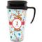 Reindeer Acrylic Travel Mug with Handle (Personalized)