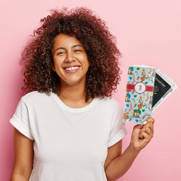 Reindeer Vinyl Document Holder - LIFESTYLE