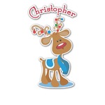 Reindeer Graphic Decal - Small (Personalized)