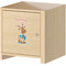 Reindeer Wall Graphic on Wooden Cabinet