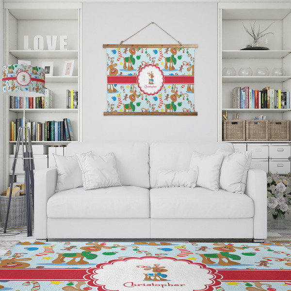 Reindeer Wall Hanging Tapestry - IN CONTEXT