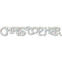 Reindeer Name/Text Decal - Medium (Personalized)