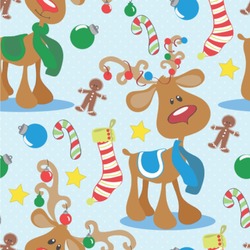 Reindeer Wallpaper & Surface Covering (Water Activated 24"x 24" Sample)
