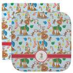 Reindeer Facecloth / Wash Cloth (Personalized)