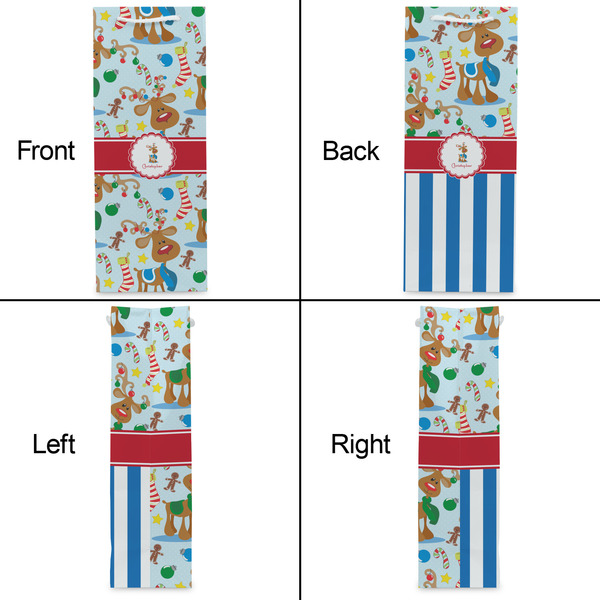 Reindeer Wine Gift Bag - Gloss - Approval