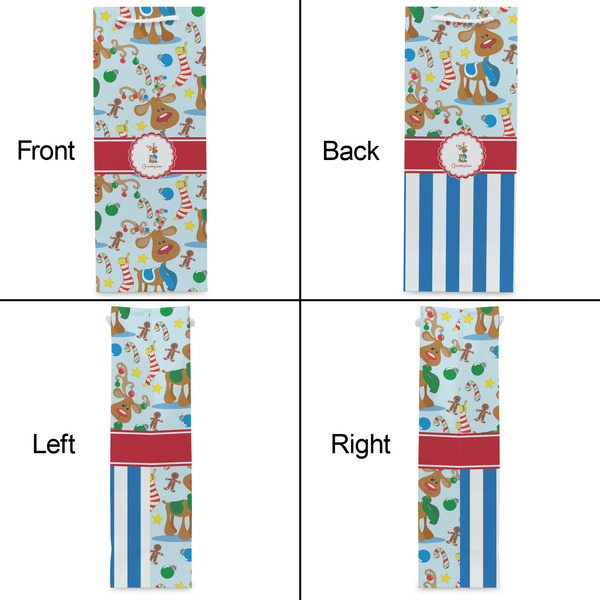 Reindeer Wine Gift Bag - Matte - Approval