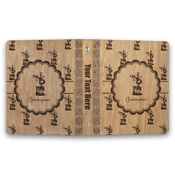 Reindeer Wood 3-Ring Binders - 1" Half-Letter - Approval