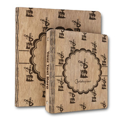 Reindeer Wood 3-Ring Binder (Personalized)