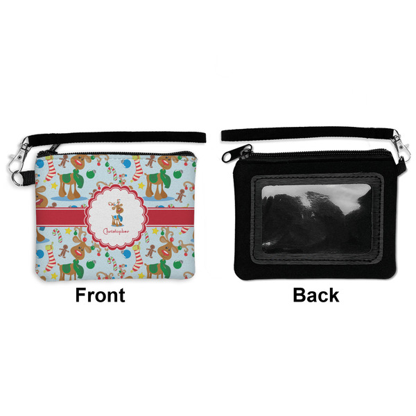 Reindeer Wristlet ID Cases - Front & Back