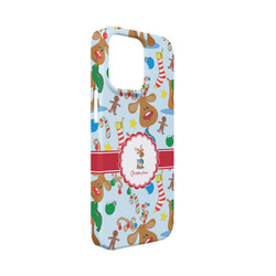 Reindeer iPhone Case - Plastic - iPhone 13 Mini (Personalized)