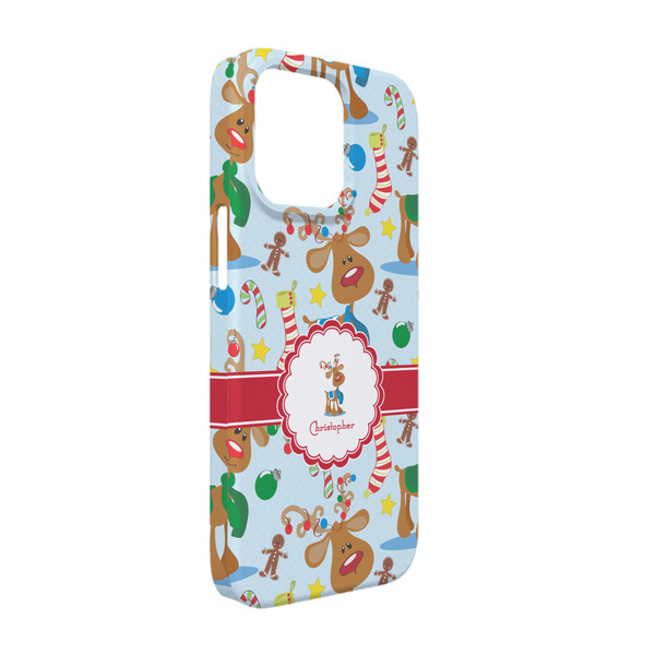 Custom Reindeer iPhone Case - Plastic - iPhone 13 Pro (Personalized)