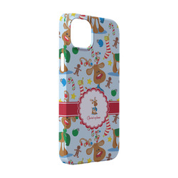 Reindeer iPhone Case - Plastic - iPhone 14 Pro (Personalized)