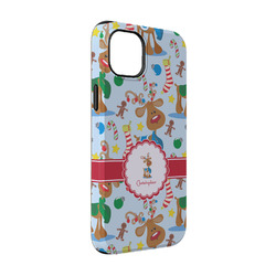 Reindeer iPhone Case - Rubber Lined - iPhone 14 Pro (Personalized)