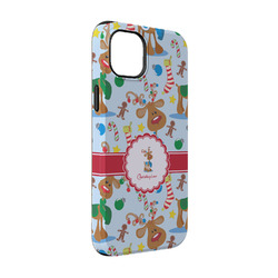 Reindeer iPhone Case - Rubber Lined - iPhone 14 (Personalized)