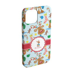 Reindeer iPhone Case - Plastic - iPhone 15 (Personalized)