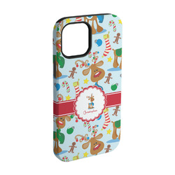 Reindeer iPhone Case - Rubber Lined - iPhone 15 (Personalized)