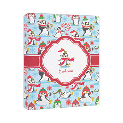 Christmas Penguins Canvas Print - 11x14 (Personalized)