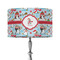 Christmas Penguins 12" Drum Lampshade - ON STAND (Fabric)