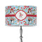 Christmas Penguins 12" Drum Lampshade - ON STAND (Poly Film)