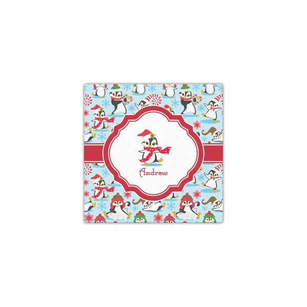 Christmas Penguins 12x12 - Canvas Print - Front View