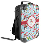 Christmas Penguins Kids Hard Shell Backpack (Personalized)