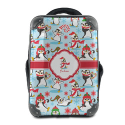 Christmas Penguins 15" Hard Shell Backpack (Personalized)