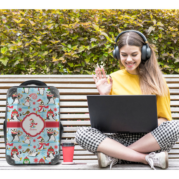 Christmas Penguins 15" Backpack - LIFESTYLE