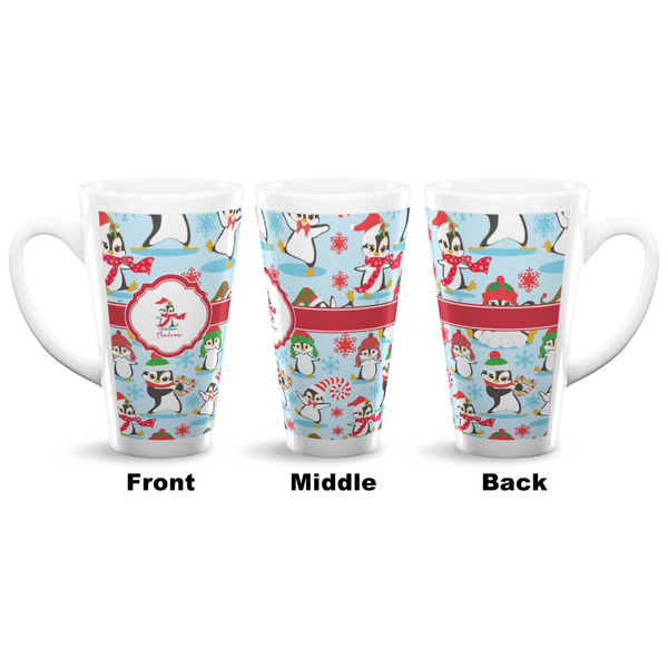 Christmas Penguins 16 Oz Latte Mug - Approval