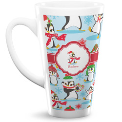 Christmas Penguins Latte Mug (Personalized)