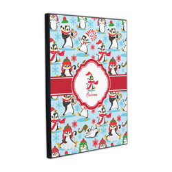 Christmas Penguins Wood Prints (Personalized)