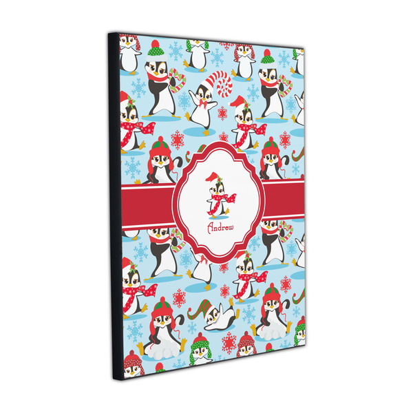 Custom Christmas Penguins Wood Prints (Personalized)