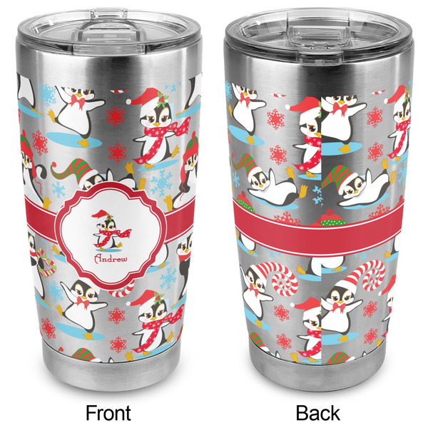 Christmas Penguins 20oz SS Tumbler - Full Print - Approval