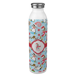 Christmas Penguins 20oz Stainless Steel Water Bottle - Full Print (Personalized)