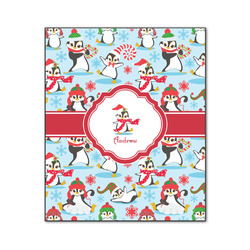 Christmas Penguins Wood Print - 20x24 (Personalized)