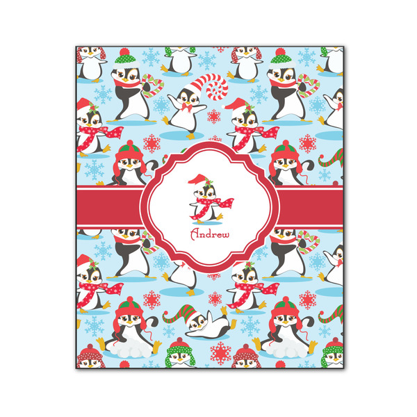 Christmas Penguins 20x24 Wood Print - Front View