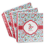 Christmas Penguins 3-Ring Binder (Personalized)